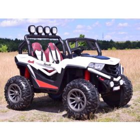 MEGA BUGGY SPORTS ZA 2 OTROKA 4X4 - BELO