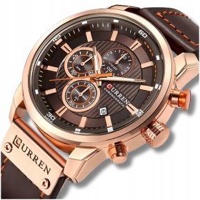   Moška analogni kvarčni kronograf z vodoodpornostjo in prikazom datuma