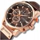 Moška analogni kvarčni kronograf z vodoodpornostjo in prikazom datuma