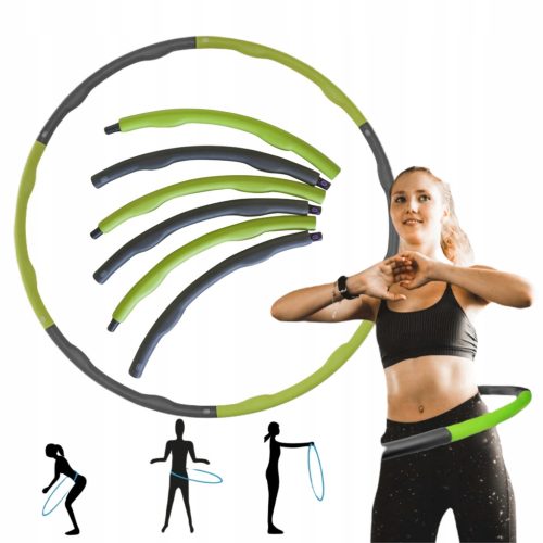  HIT HULA HOP HUGE 100 CM SLIMMING odtenki zelene classic large 1m