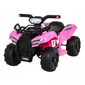   QUAD Storm roza otroški baterijski štirikolesnik + 25W motor + MP3 USB + LED luči