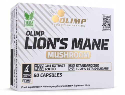 Olimp Lion's Mane Mushroom - Naravna podpora za kognitivne funkcije in boljši spanec
