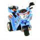 Otroški električni motor z baterijo, LED prtljažnik MOTO-S-2-BLUE