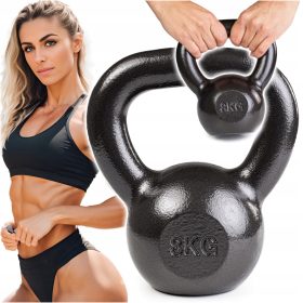 Kettlebell za vadbo Pretorians 8 kg črne