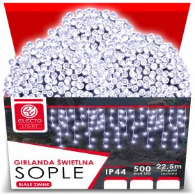   Slovenian Name: Božične lučke LED ICICLES 500 - 22,5m zunanje božične lučke s funkcijo utripanja

SEO-Optimized Description:
Božične lučke LED ICICLES 500 so idealna izbira za božično okrasitev vašega
