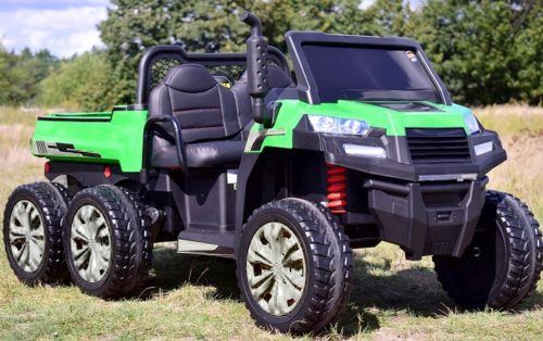 JEGER 2-SEDEŽNI DUMP TOVORNJAK MOČI 800W 6 KOLES 24V DALJINSKO VODEN