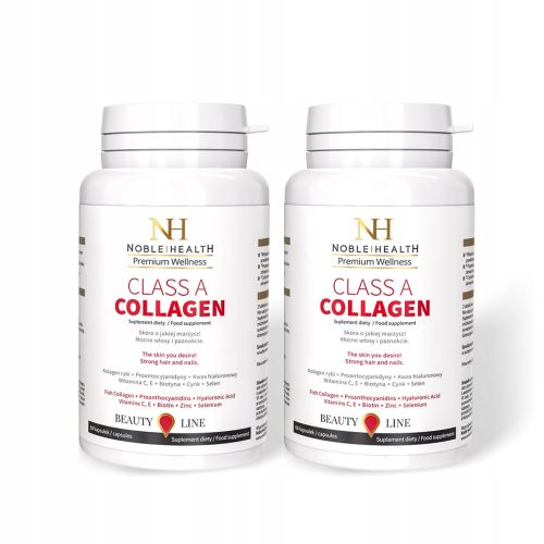 Kapsule Class A Collagen z ribjim kolagenom za zdravje kože, las in nohtov