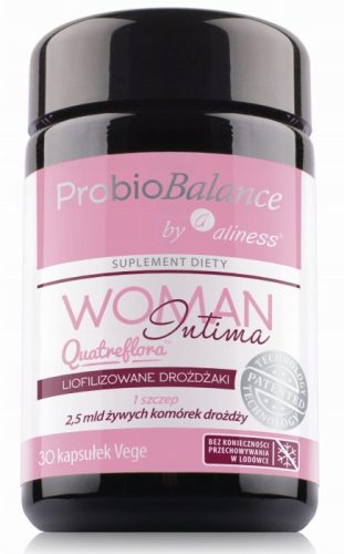 Aliness ProbioBalance Woman Intima Quatreflora - Prehransko dopolnilo, 30 VEGE kapsul