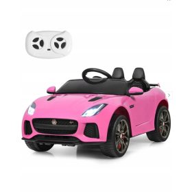 Električni avto JAGUAR TQ10222DE-DK Costway - črn