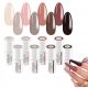YOSHI ZESTAW LAKOV ZA NOHTE CELOTNA KOLEKCIJA FREE SPIRIT BROWN NUDE 8 kos