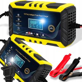   USMERNIK ZA POLNJENJE BATERIJ S POPRAVILNO FUNKCIJO LCD 12V/8A 24V/4A