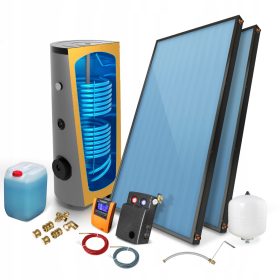    PREMIUM solarni set, sončni kolektor 2 x 2,0 z rezervoarjem 200 l