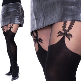   Fenome Emma57 elegantne hlačne nogavice 60den črne Nero velikost 7/8