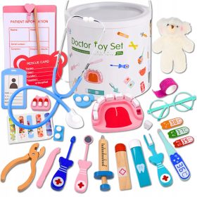 ZDRAVNIŠKI SET Mali Zdravnik Lesen XXL Darilo