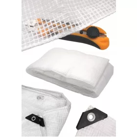   Prozorna zaščitna ponjava XL-TOOLS 3x4 m za večnamensko uporabo