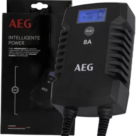 Polnilnik avtomobilskih akumulatorjev AEG LD8, 12/24V, 8A