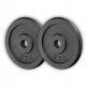NEVARNOST ŽELEZNEGA UTEŽI PUCK 2x5KG 26mm SET PLOŠČASTI UTEŽ 10KG