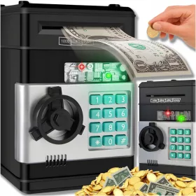 VARNO SKRIVNO SKRIVNOSTNO SKARABONKA BANKOMAT ZA OTROKE