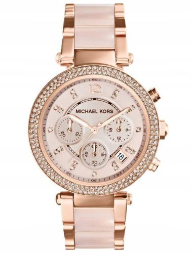 MICHAEL KORS MK5896 - PARKER Ženska ura v rožnati barvi s škatlo
