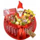 Božična darilna košara "Srček Miklavža"