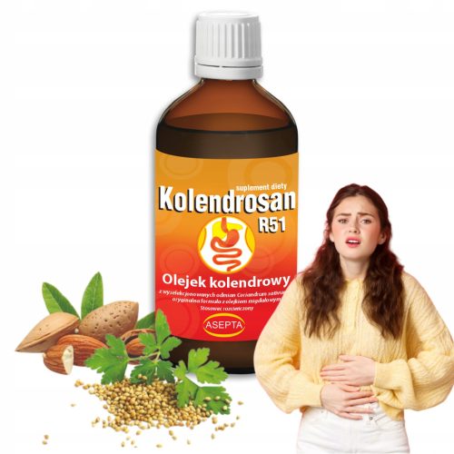 Kolendrosan R51 - Naravno olje koriandra in mandljev za prebavo 100 ml