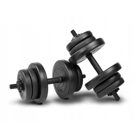 Zmogljive železne uteži Be-Active.pl 2x10 kg