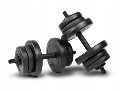 Zmogljive železne uteži Be-Active.pl 2x10 kg