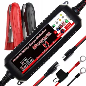   MOTOPOWER MP00207 6V 12V 4A Inteligentni Samodejni Polnilec za Avtomobilsko Baterijo