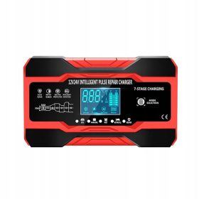   AVTOMATSKI POLNILNIK ZA AKUMULATORJE S FUNKCIJO POPRAVILA 12V 24V 10A