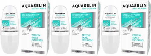 Antiperspirant Aquaselin Sensitive za Ženske s Svetljivo Kožo, 4x50ml