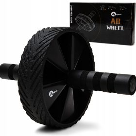 Mocno kolo trebušnih mišic MSport 28,5 cm x 17,5 cm črno