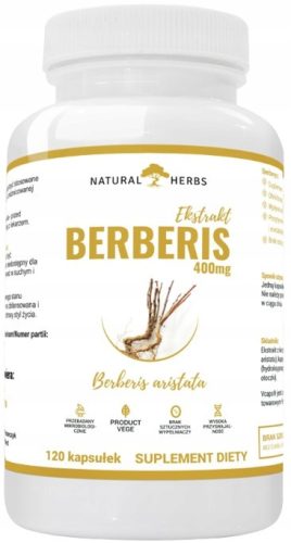 BERBERIS EKSTRAKT 400 mg - 120 kapsul za zdravje in odpornost
