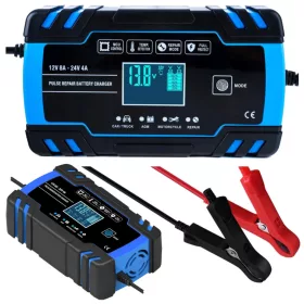 PAMETNI POLNILNIK ZA AKUMULATORJE LCD 12V 24V