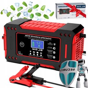 AVTOMATSKI INTELIGENTNI POLNILEC BATERIJ LCD 12V 6A MOČAN