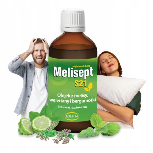 Olje Melisept S21 z bergamotko in meliso za zmanjšanje stresa in izboljšanje spanca - 30 ml