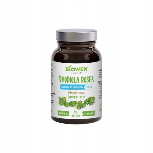 Biowen Rhodiola Rosea za Boljši Spomin, Živce in Proti Stresu, 60 Kapsul