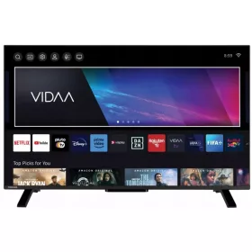   Toshiba 43LV2E63DG 43" LED televizor z visoko ločljivostjo Full HD in pametno tehnologijo Vidaa, ki omogoča enostaven dostop do več kot 200 aplikacij, vključno s Netflixom, YouTubeom in Disney+. S teh