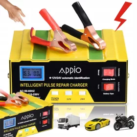   AVTOMOBILSKI PROSTOWNIK Z FUNKCIJO SAMODEJNEGA POPRAVILA 12V 24V Mikroprocesor