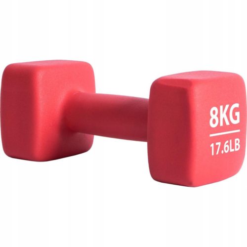 Litoželezna ročica Neoprenska utež Fitness 8 kg PURE 2 IZBOLJŠAJ