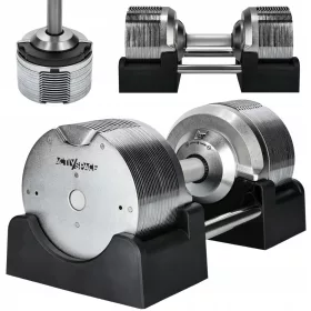   Slovenian name: Nastavljiva utežna palica 41,5 kg s prilagajanjem na vsakih 1,5 kg - Premium dumbbell 26W1 AS

SEO-optimized description: 
Iščete univerzalen in prilagodljiv fitnes pripomoček, ki vam 