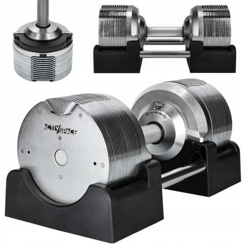 Slovenian name: Nastavljiva utežna palica 41,5 kg s prilagajanjem na vsakih 1,5 kg - Premium dumbbell 26W1 AS

SEO-optimized description: 
Iščete univerzalen in prilagodljiv fitnes pripomoček, ki vam 
