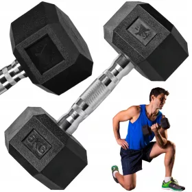 Activ/Space 5 kg gumirana heksagonalna fiksna ročica