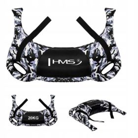   Bolgarska obtežena športna torba za vadbo WBF20 20 kg HMS - Kvaliteten trening v vašem domu