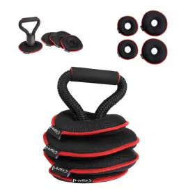 Mehak kettlebell, nastavljiva teža 9 kg HMS KRM20