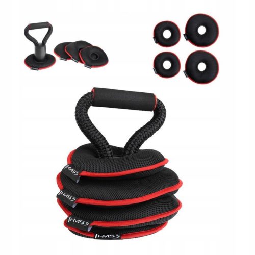 Mehak kettlebell, nastavljiva teža 9 kg HMS KRM20