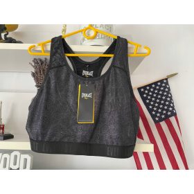  Silver everlast športni nedrček za fitnes L črn