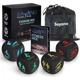 FITNES KOCKA Z RISALNIMI VAJAMI IN TORBO