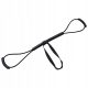 Trakovi za vlečenje vrv za karate Combat Speed Training Rope črna 35 funtov