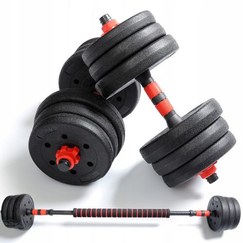 HANTLE Z BETONOM 2x10 KG, NASTAVLJIVI, 20 KG KOMPLET