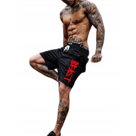 Moške kratke športne hlače na zavezovanje Shein L Ł1A